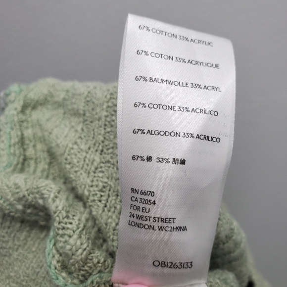 Free People Knit Maxi Skirt "Claudia" Front Slit Mint Green Size S - EUC! - Picture 10 of 12